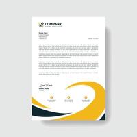 Professional And Creative Modern Corporate Business Letter Head Template. vector