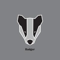 Badger logo design vector