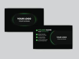 Professional Business Card Design vector