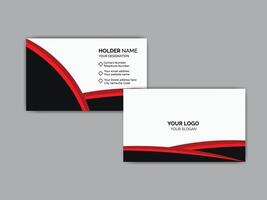 Modern And Simple Business Card Design vector