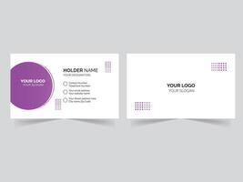 Professional And Unique Business Card Design vector