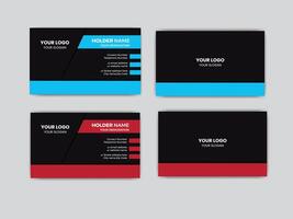 Unique And Corporate Business Card Design vector