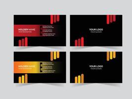 Professional Business Card Design vector