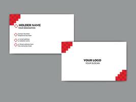 Unique and Simple Business Card Design vector