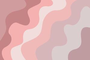 Abstract pink tones wavy background. Pastel color backdrop . vector