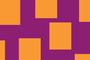 Abstract purple background with orange squares vector