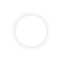 Round frame, shape with shadow, mockup for inscription, on white background. for cards, invitations vector
