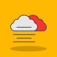 Mist Filled Shadow Icon vector