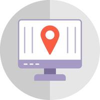 Location Flat Scale Icon vector