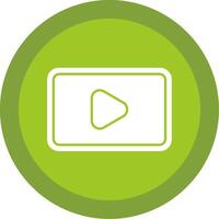 Glyph Multi Circle Icon vector