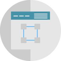 Text Editor Flat Scale Icon vector