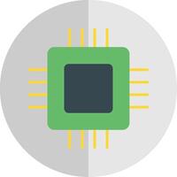 Circuit Board Flat Scale Icon vector