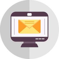 Email Flat Scale Icon vector