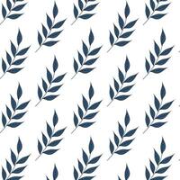 Decorative twigs in flat style. Botanical pattern. Pattern for textile, wrapping paper, background. vector