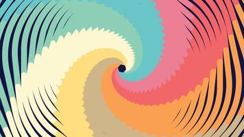 Abstract spiral spinning round vortex style urgency creative background. vector