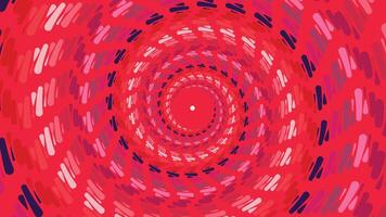 Abstract round vortex style spinning urgency red color contrast background. vector