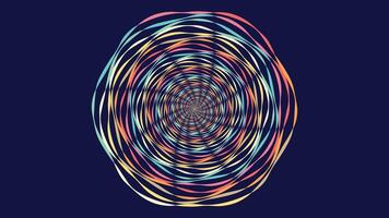 Abstract spiral spinning round vortex style urgency creative background. vector