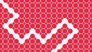 Abstract wavy romantic shape repeated pattern background. vector