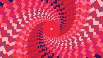 Abstract round vortex style spinning urgency red color contrast background. vector