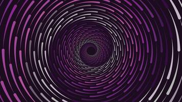 Abstarct spiral round vortex style background in dark purple color. vector