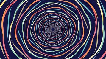 Abstract spiral spinning round vortex style urgency creative background. vector