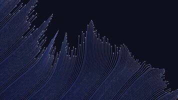 Abstract wavy data cycle simple urgency connection background. vector