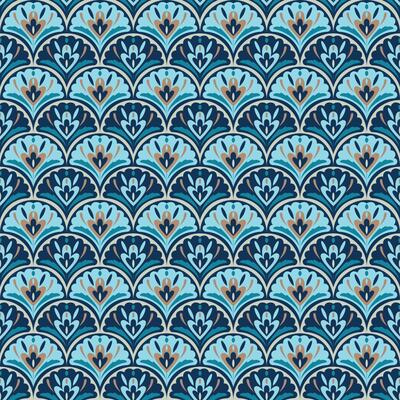 Retro seamless pattern in art deco style. For clothing, bed linen, wallpaper, packaging, wrapping paper