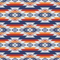 Colorful southwest stripes pattern. Native American southwestern geometric stripes seamless pattern. Ethnic southwest pattern use for fabric, textile, home decoration element, upholstery, etc. vector