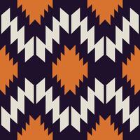 Aztec southwest colorful pattern. Colorful native American southwestern geometric shape seamless pattern. Southwest geometric pattern use for textile, home decoration elements, upholstery, etc. vector