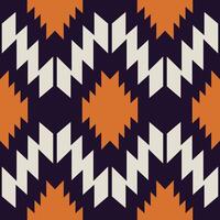 Aztec southwest colorful pattern. Colorful native American southwestern geometric shape seamless pattern. Southwest geometric pattern use for textile, home decoration elements, upholstery, etc. vector