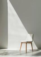 Chair in Room With White Wall photo