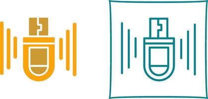 USB Icon Design vector