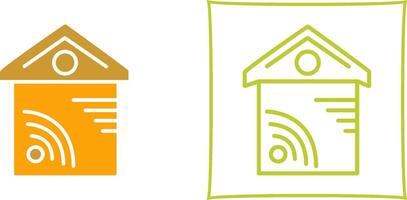 House Wifi Icon Design vector