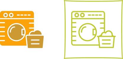 Washing Machine Icon Design vector