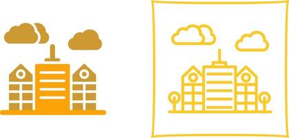 Building Icon Design vector