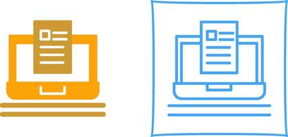 Blog Icon Design vector