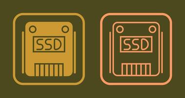 SSD Icon Design vector