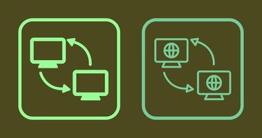 Synchronization Icon Design vector