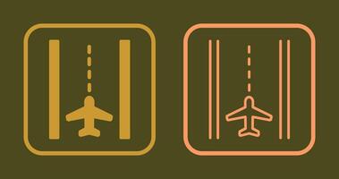 Runway Icon Design vector