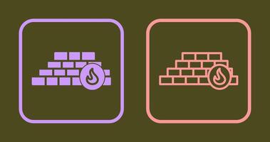 Firewall Icon Design vector