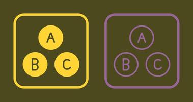 Alphabet Icon Design vector