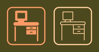 Desk Icon Design vector