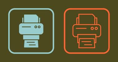 Printer Icon Design vector