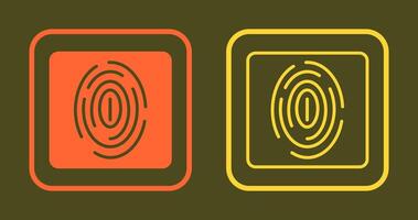 Fingerprint Icon Design vector