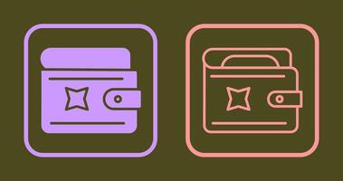 Wallet Icon Design vector