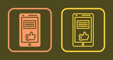 Like Icon Design vector