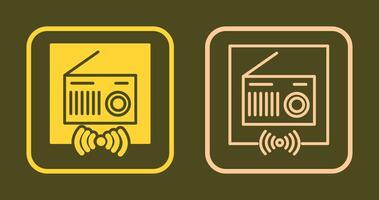 Radio Icon Design vector