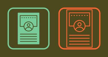 Profile Icon Design vector