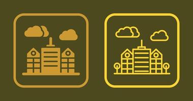 Building Icon Design vector