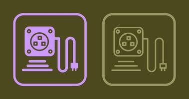 Socket Icon Design vector